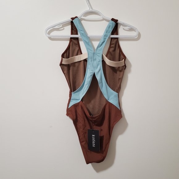 Brand New Brown One Piece Swim - Picture 1 of 2